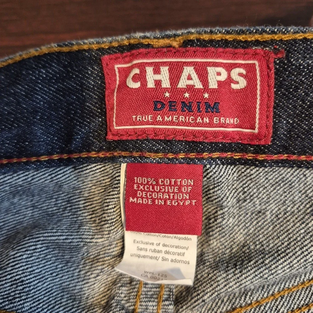 Chaps Denim Mens 32x30 Straight Jeans Quiet‎ Luxury Classic Americana Rugged
